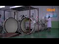 Gient | Medical waste treatment autoclave MWC-1000x3 field operation in 2014