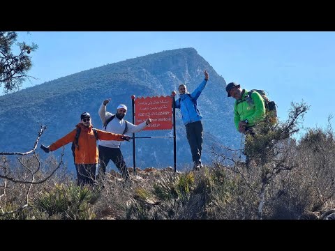 بداية الصعود إلى قمة الجبل انطلاقا من قرية إقداين 