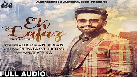 Ek Lafaz | (Official Video) | Harman Maan | Songs 2017 | Jass Records