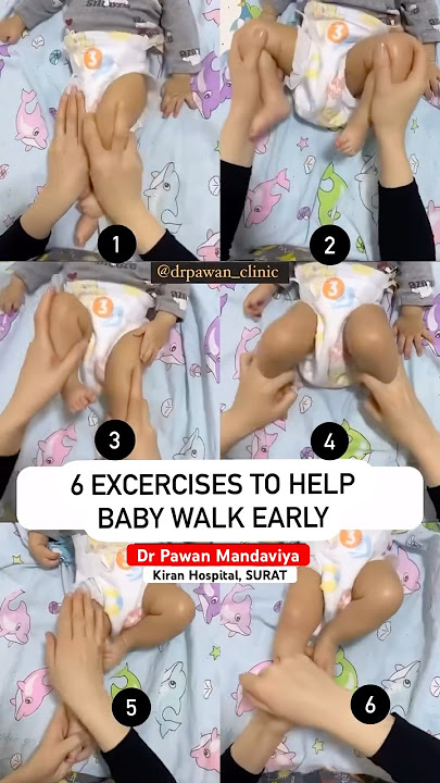 How to make your Baby Walk early? Leg Excercise to make baby walk. #babywalkers   #drpawanmandaviya