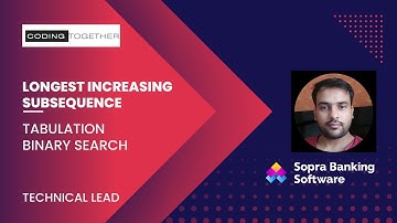 Leetcode 300 | Longest Increasing Subsequence | Tabulation | Binary search | Dynamic programming