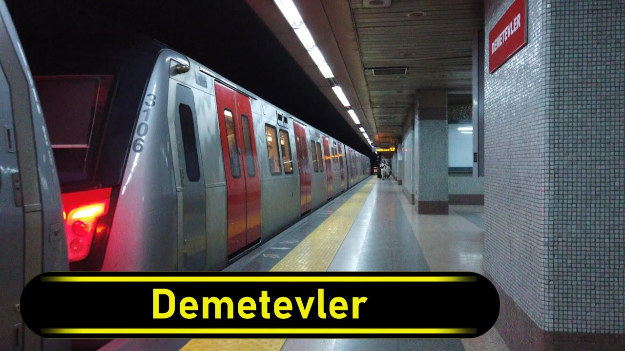 Metro Station Demetevler - Ankara 🇹🇷 - Walkthrough 🚶