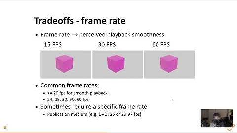Animation trade-offs and output - Introduction to Scientific Visualization with Blender