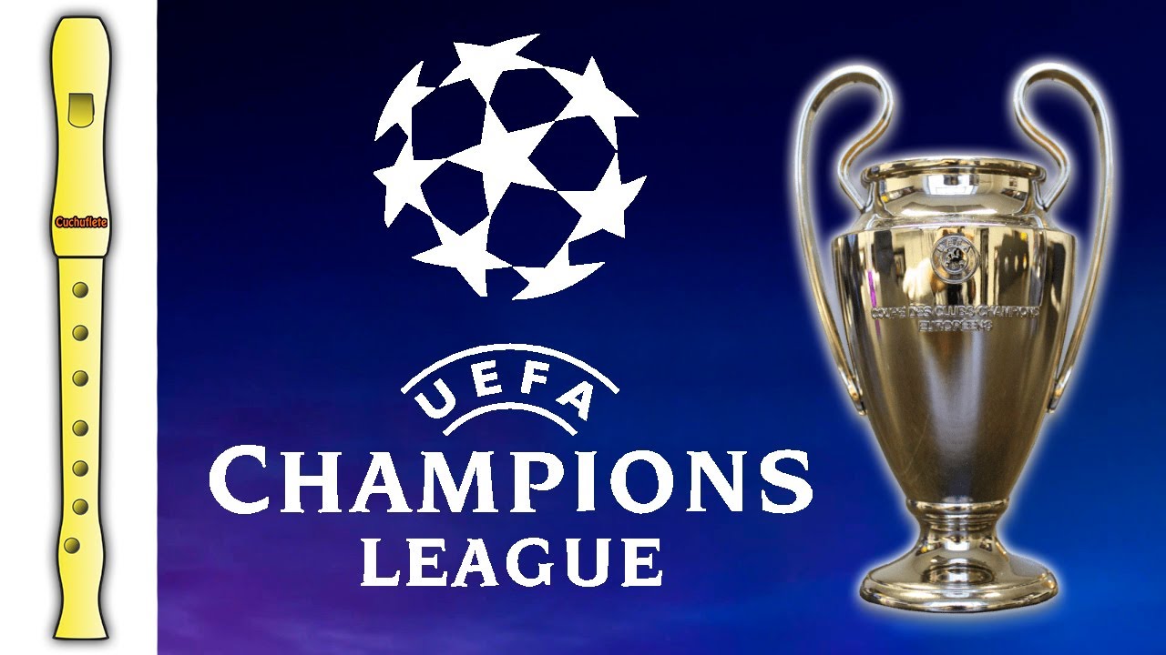 Himno De La Uefa Champions League Anthem Tutorial Flauta Con Notas Recorder Play Along Youtube