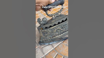 Bàn ủi con gà #đồcổcầnthơ #đồcổ #phongthuy #bànủi