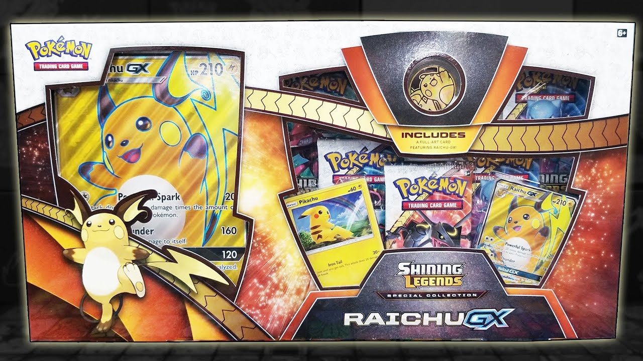 Awesome Pulls Brand New Raichu Gx Shining Legends Special Collection Box Opening Youtube
