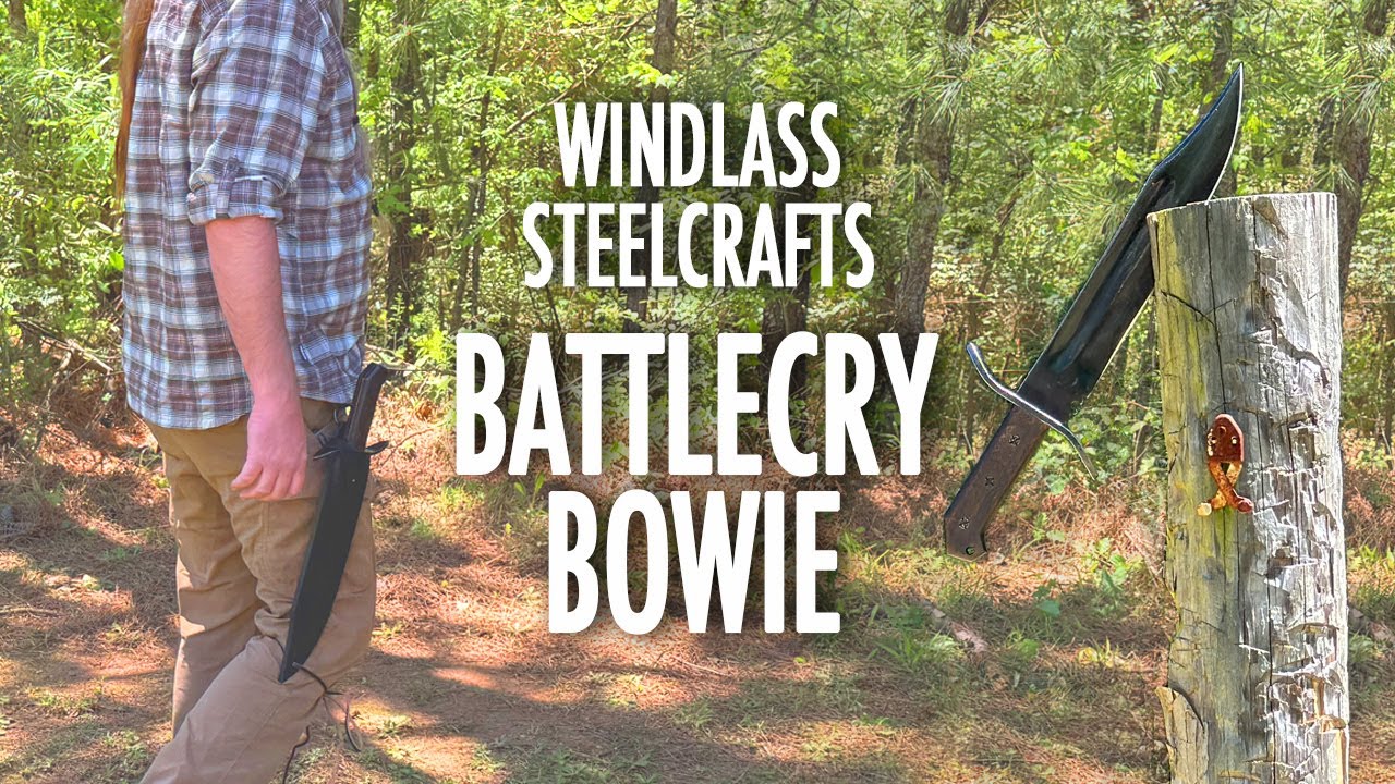 Battlecry Bowie by Windlass Steelcrafts In ACTION YouTube