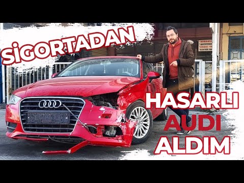 Sigorta'dan Ağır hasarlı Audi A3 Aldım !!! | Tüm Onarım Aşaması