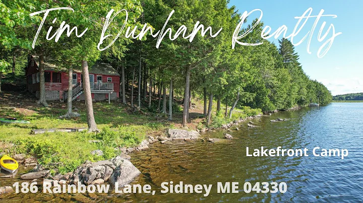 Tim Dunham Realty | Real Estate Listing in Sidney Maine | Waterfront Camp House for Sale