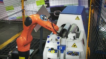 MG srl 4 rolls with Robot loading system