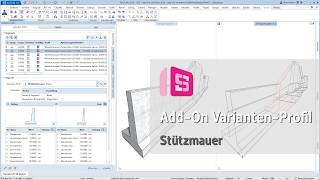 ALLPLAN Add-On Varianten-Profil - Stützmauer