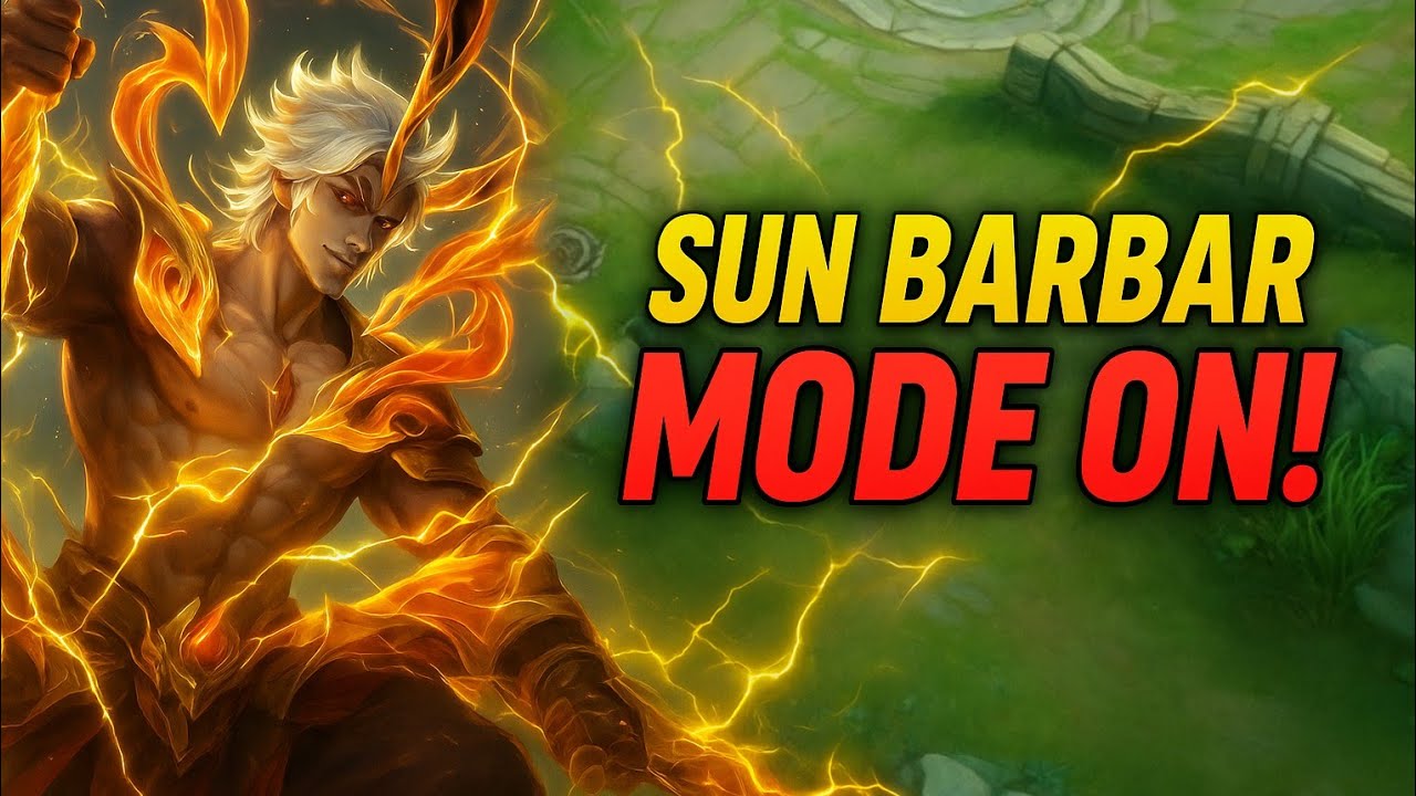 SUN BARBAR MODE ON! Build Sun Tersakit 2025 | Damage Overpower, Auto Savage & MVP