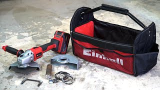 Einhell TE-AG 18/150 LI  ///  Einhell Bag 45/22  ///  UNBOXING -- REVIEW