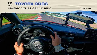 POV | TOYOTA GR86 | HOTLAP | MAGNY-COURS by Romain Monti POV 1,727 views 9 months ago 2 minutes, 58 seconds