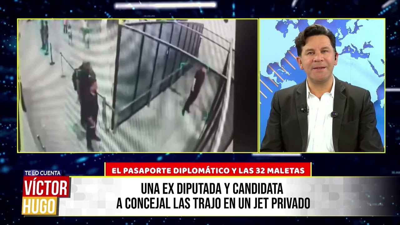 EXDIPUTADA VIAJA EN JET PRIVADO CON 32 MALETAS Y PASAPORTE DIPLOMÁTICO