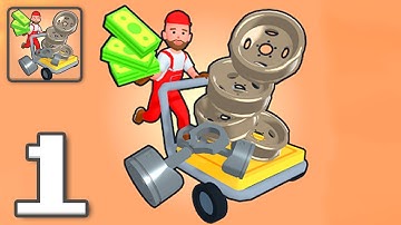 Scrapyard Magnate - Gameplay Walkthrough Part 1 - Tutorial Transform Trash (iOS, Android)