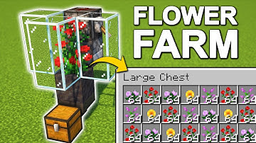 EASY 2-Tall Flower Farm in Minecraft 1.21+ (Tutorial)