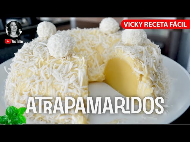 "ATRAPA MARIDOS" PASTEL DE COCO SIN HORNO | #VickyRecetaFacil | VICKY RECETA FACIL