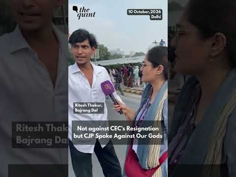 Bajrang Dal Member Ritesh Thakur Says CJP’s Remarks on Hindu Gods Prompted His Protest