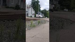 This is how a pro gets the high rail truck on the tracks! This is how a pro gets the high rail truck on the tracks!