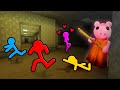 Stickman VS Minecraft: Piggy Horror Survival - AVM Shorts Animation