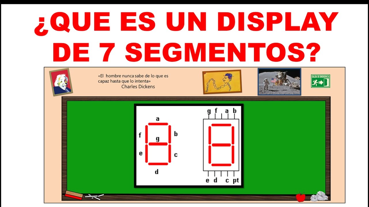 ¿Que es un Display de siete (7) Segmentos? Explicación YouTube