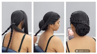 bridal bun hairstyle | French braid bun | hairstyle tutorial step by step | kuldeep hairstylist
