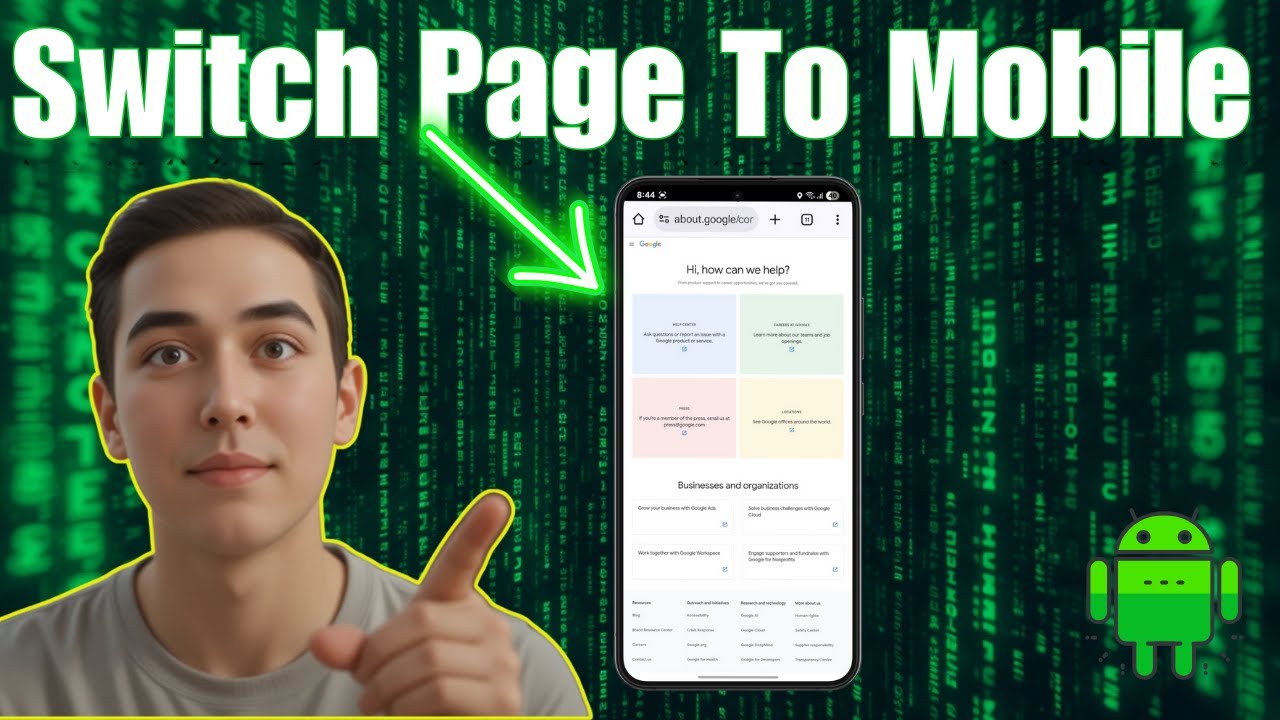 How To Change Page To Mobile Mode | Quick Android Browser Fix (2025)