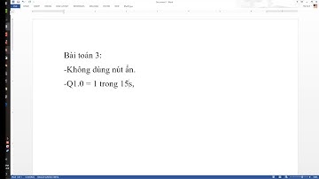 Lập trình PLC S7 200: Bài toán 3 sử dụng TIMER đơn giản.