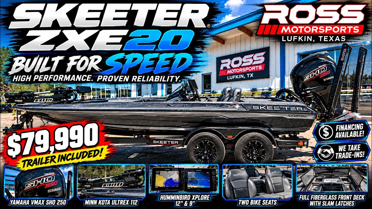 Ross Motorsports | 2027 Skeeter ZXE20 Yamaha SHO 250 | Walkaround