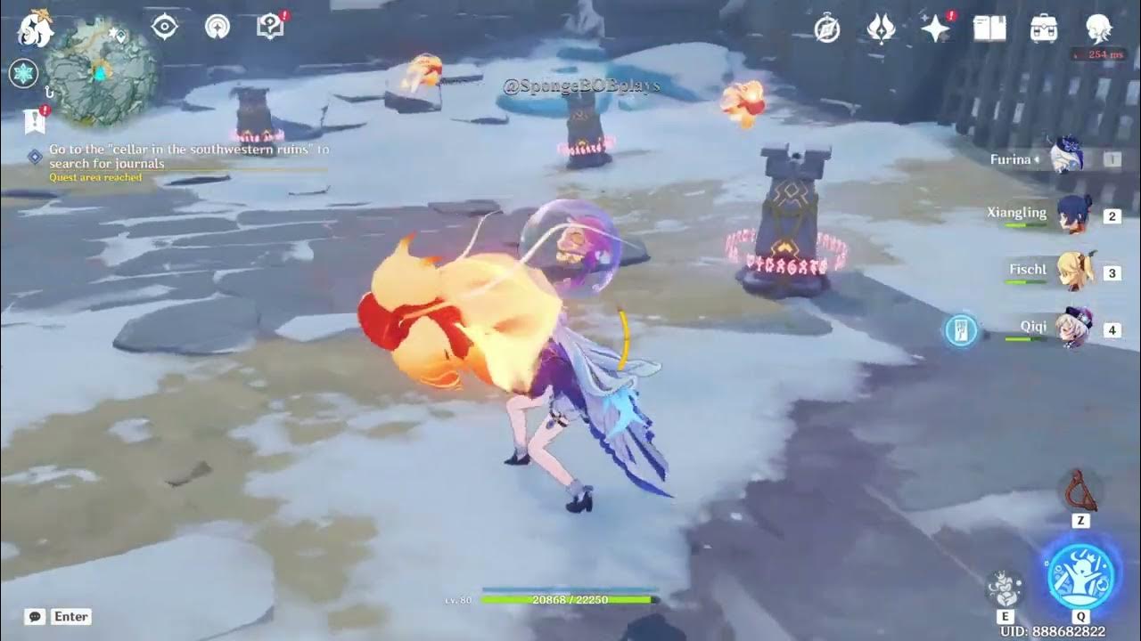 A Land Entombed Quest(Cellar In The Southwestern Ruins) Genshin Impact