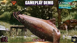 Ultimate Fishing Simulator Demo #2 GAMEPLAY PC JEU DE PÊCHE EN LAC TRUITE BOUCHON CASTING 2017 FR screenshot 2