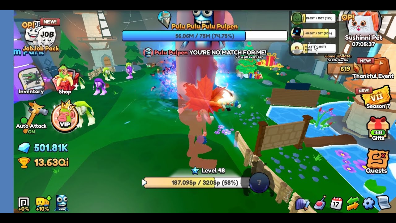 Brainrot evolution update event