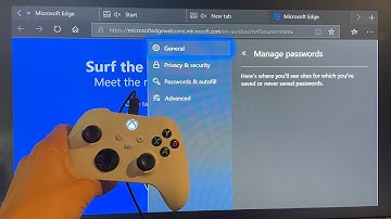 Xbox Series X/S: How to Manage Website Passwords in Internet Web Browser Tutorial! (Microsoft Edge)