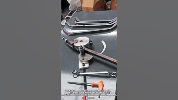DIY Metal Bending Tool in Workshop: Rotating Die System for Square Tube Forming #ToolHolder