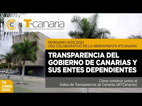 2020 - Seminario web formativo: Gobierno de Canarias y sus entes dependientes #ITCanarias