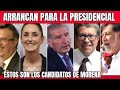 Histórico Para la4T Éstos Son Los Candidatos Para La Presidencia Claudia,Adán, Noroña,Ebrard,Monrr_