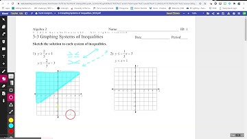 3.3 - Graphing Systems of Inequalities