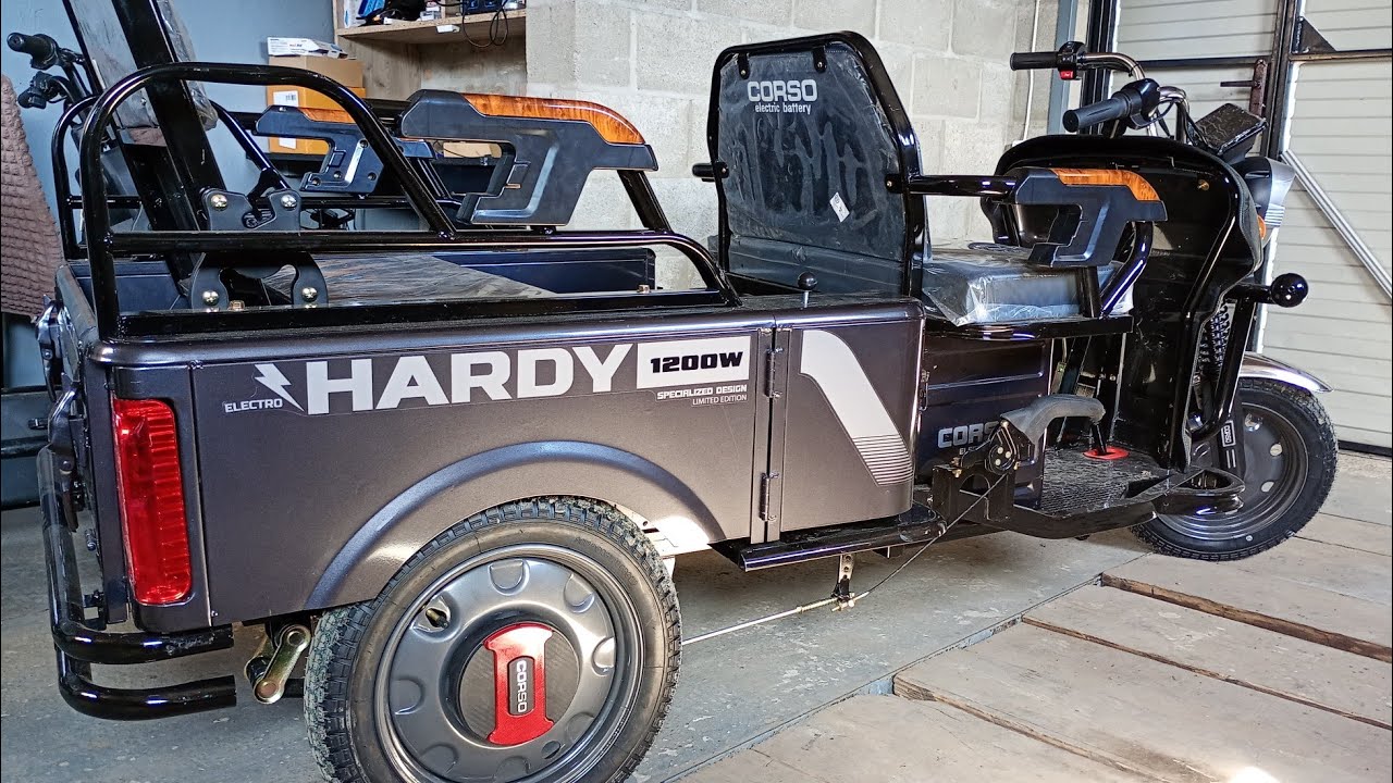 Електричний вантажний трицикл Corso Hardy