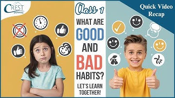 Learn Good and Bad Habits | Class 1 Science Olympiad Prep Guide