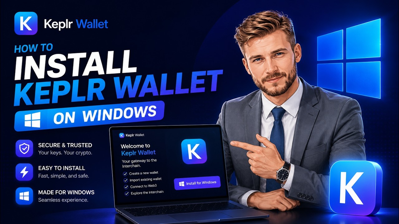 Quick & Easy Keplr Wallet Setup on Windows | Crypto Guide - YouTube