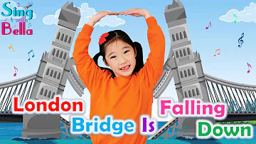 London Bridge Is Falling Down with Actions and Lyrics | Kids Action Song | Sing with Bella