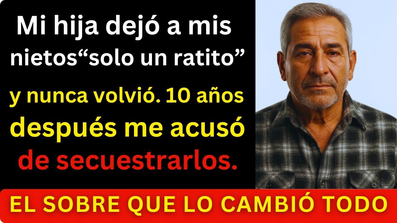 Mi hija me dejó a mis 3 nietos y 10 años después me acusó de secuestro… la verdad me salvó
