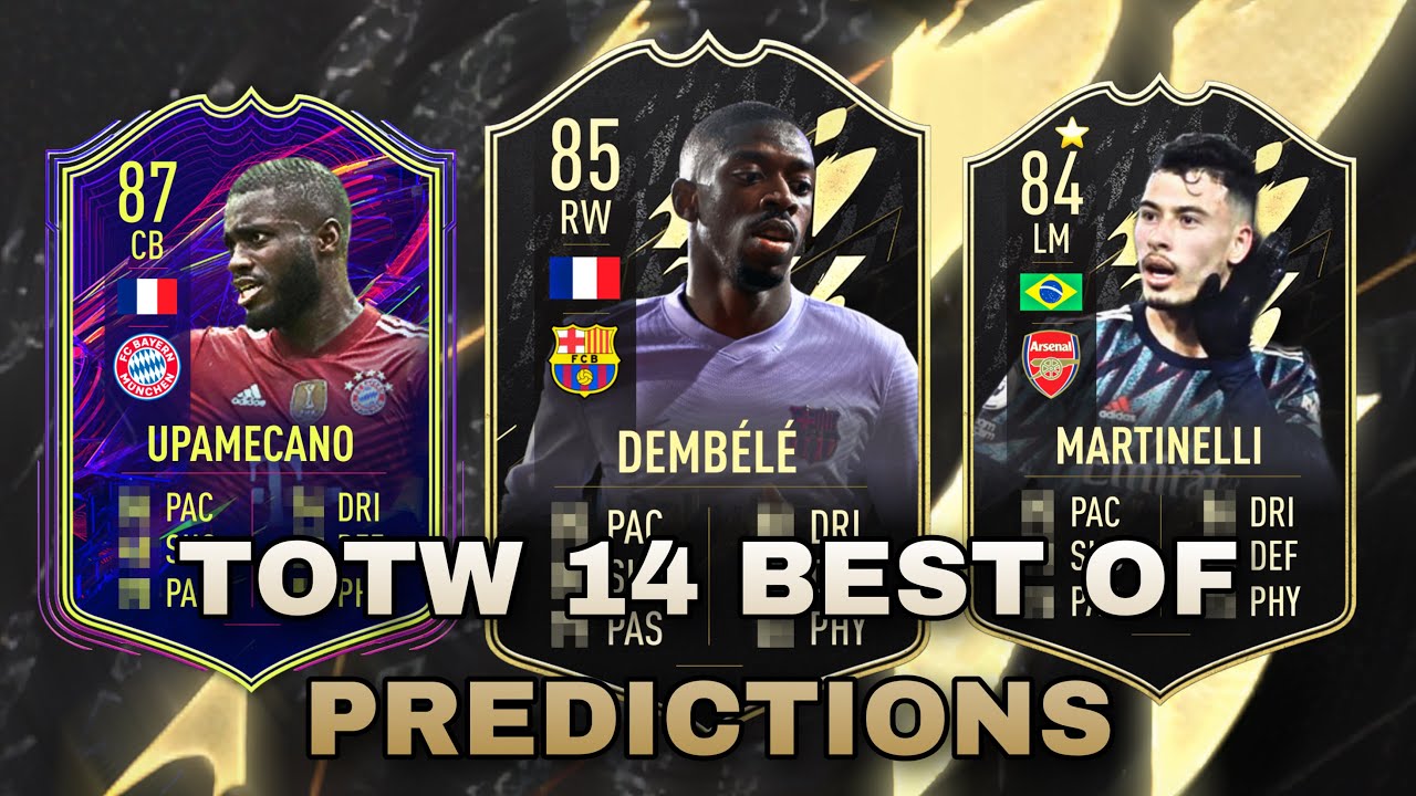 BEST PLAYERS POSSIBLE IN #FIFA22 TOTW 14 PREDICTION ????