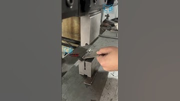 Bending machined connectors press brake #bendingmachine #machine #bendmachine #pressbrake #cnc