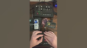 Linked Korg Monotribe into Korg Monotron Delay into Mosky Audio Silver Horse Mini June 28th 2024