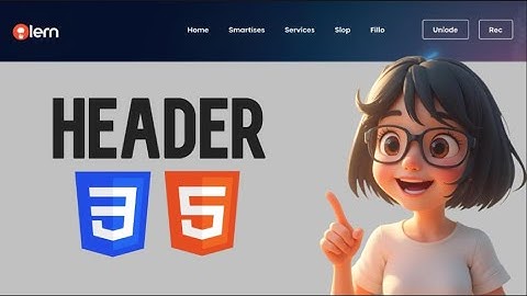 🎨 Cómo HACER un HEADER en HTML y CSS (paso a paso) ✅