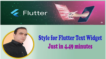 17. Hoe je een Flutter-tekstwidget stylet | Dr. Vipin Classess #flutter