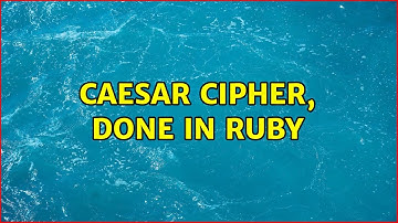Caesar Cipher, done in Ruby