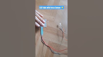 LED Fade using Force Sensor Arduino #shorts #arduino #diyprojects #led #sensor #scienceproject #tech